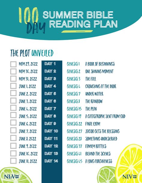 Summer Reading Plan 2022 | Zonderkidz July Bible Study Plan, August Daily Bible Reading Plan, Summer Bible Reading Plan For Kids, April Bible Reading Plan, July Scripture Writing Plan, Genesis 19, Genesis 28, Bible Plan, Final Exams