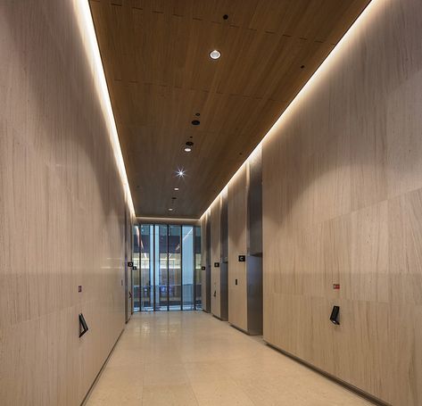 Gallery of Wood – Veneered Wood Topline® Ceiling & Wall Panels - 3 Wood Ceiling Panels, Wood Wall Tiles, Acoustical Ceiling, Hallway Ceiling, Wooden Ceiling Design, Ceiling Cladding, Wooden Tiles, Beautiful Outdoor Living Spaces, Roof Ceiling