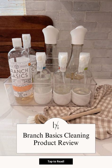 I was incredibly skeptical to get rid of all of my favorite cleaning products. It’s not that I didn’t trust Branch Basics, but I knew my current products worked. Plus, I’d tried some other clean cleaning products in the past, and they did not get the job done. Read why I am using Branch Basics on the blog! Branch Basics Cleaning, Glass Cleaning Bottles, Non Toxic Cleaning, Branch Basics, Bar Keepers Friend, Dishwasher Tablets, Bar Keeper, Clean Cleaning, Bottom Of The Bottle