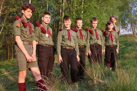 Camp Calloway, Boy Scout Uniform, The Escapists, School Shorts, Scout Uniform, Camp Counselor, Boy Scout, Edgy Outfits, Boy Scouts