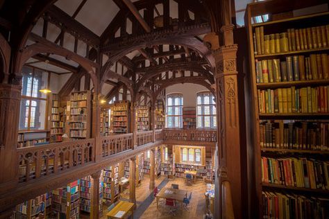 At the U.K.'s only residential library you can sleep among the books. Beautiful Library, Presidential Libraries, Virginia Woolf, Next Holiday, Reading Room, Salvador Dali, Stay The Night, Student Life, Beautiful Interiors