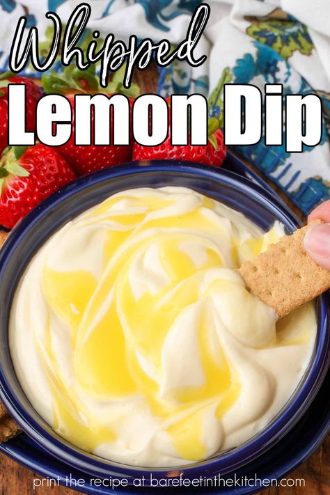 Lemon Cheesecake Dip, Savory Lemon Appetizers, December Food, Lemon Fudge, Lemon Dip, Dessert Dip Recipes, Fruit Dips, Best Dip Recipes, Dips Recipes