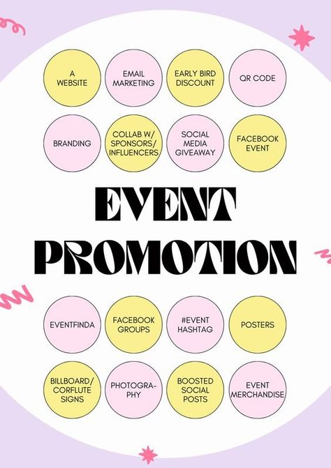 Promoting Events On Social Media, Events Management Ideas, Campaign Event Ideas, Event Space Marketing, Philanthropy Events Ideas, Workshop Event Ideas, Craft Event Ideas, Promo Ideas Marketing, Event Content Ideas