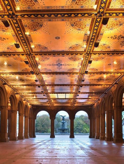 Bethesda Terrace in Central Park New York Must See, Places In New York City, American Roadtrip, Bethesda Terrace, Travel Nyc, Nyc Baby, Central Park Nyc, Places In New York, New York Central