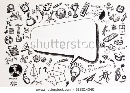 Icon Design Inspiration, Doodle Icon, Stem Education, Stem Science, Creative Icon, Print Designs Inspiration, Doodle Drawings, Cool Fonts, Doodle Art