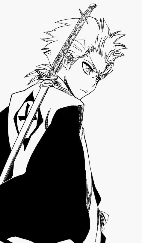 Toshiro Hitsugaya Manga Panel, Bleach Manga Panels, Bleach Pfps, Toushirou Hitsugaya, Toushiro Hitsugaya, Bleach Figures, Hitsugaya Toshiro, Bleach Drawing, Toshiro Hitsugaya