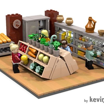 LEGO IDEAS - MasterChef Lego Machines, Lego Furniture, Lego Collection, Construction Lego, Lego Display, Lego Boards, Lego Diy, Lego Activities, Amazing Lego Creations