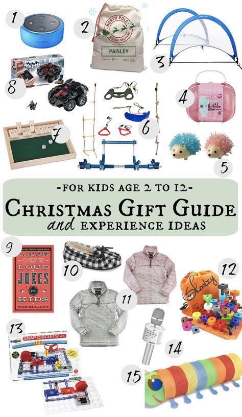 Christmas Gift Guide for Kids and Experience Ideas Christmas Experiences Gift Ideas, Experiences Gift Ideas, Holiday Gift Guide Kids, Kids Christmas Gift Guide, Diy Projects Christmas, Christmas Design Ideas, Christmas Gift Ideas For Kids, Gift Ideas For Boys, Christmas Experiences