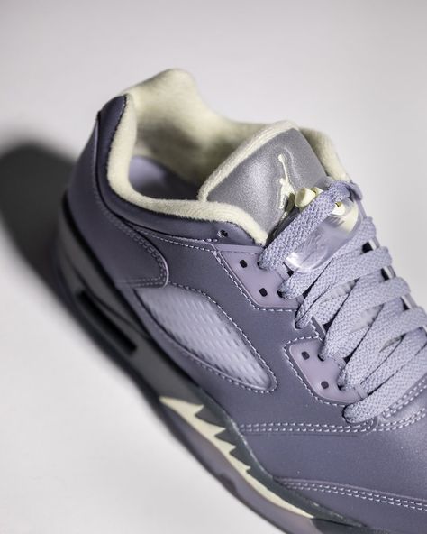 Air Jordan 5 Retro Low (W) "Indigo Haze" now available online Air Jordan 5 Retro Low, Jordan 5 Retro Low, Jordan 5 Retro, Air Jordan 5 Retro, Sneaker Release, Air Jordan 5, Jordan 5, New Sneakers, Air Jordan