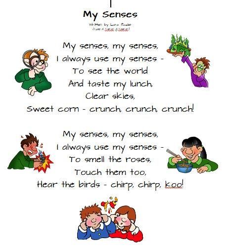 Senses poem Sensory Poem, Poem For Kids, Senses Art, Art Poetry, Kids Poems, Action Verbs, Teacher Ideas, Poetry, Sense