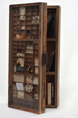 Kate Thompson, Letterpress Drawer, Printers Drawer, Printers Tray, Diy Vintage, Shadow Boxes, Displaying Collections, Modern Art Abstract, On Display