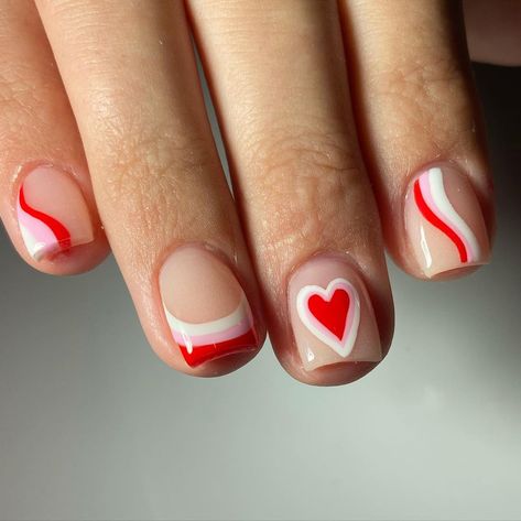 Subtle Nail Art, Valentine Nail Art, Subtle Nails, Gelish Nails, Fully Booked, Nail Designs Valentines, Cute Gel Nails, I Love Nails, Sparkly Nails