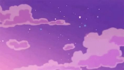 Purple Sky, The Sky, Books Wattpad, Wattpad, Gif, Stars, Purple, Books