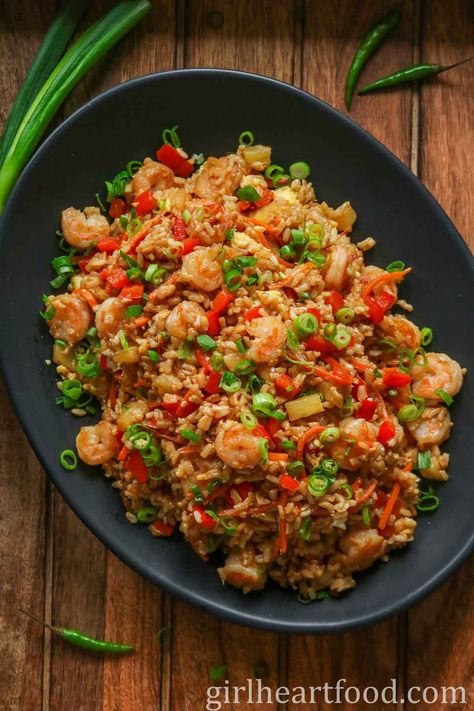 Pineapple Shrimp Fried Rice, Recipes With Oyster Sauce, The Best Fried Rice, Best Fried Rice Recipe, Best Fried Rice, Seafood Fried Rice, Homemade Fried Rice, Shrimp Fried Rice Recipe, Rice Meals