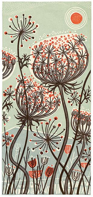 Printmaking Flowers, Angie Lewin, Animal Illustrations, Relief Print, Monoprint, Kirigami, Lino Print, Linocut Prints, 그림 그리기