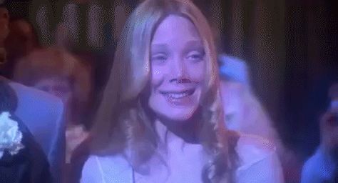 Carrie White 1976 Gif, Carrie Gif, Carrie Movie 1976, Carrie Movie, Carrie 1976, Hiking Gif, Carrie White, Affordable Bridesmaid Dresses, Long Prom Gowns