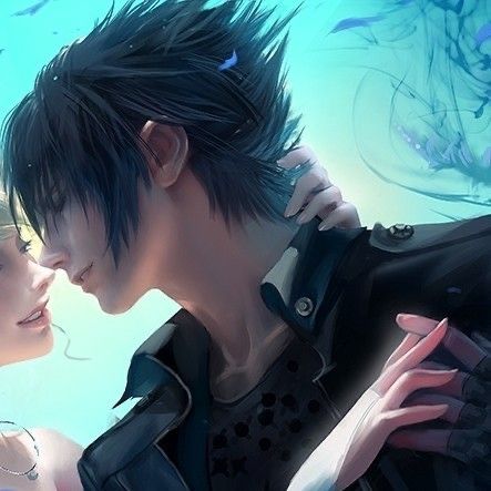 Final Fantasy Lunafreya, Noctis And Luna, Matching Dp, Matching Gifs, Disney Princess Anime, Cloud And Tifa, Final Fantasy Cloud, Couple Pfps, Final Fantasy Collection