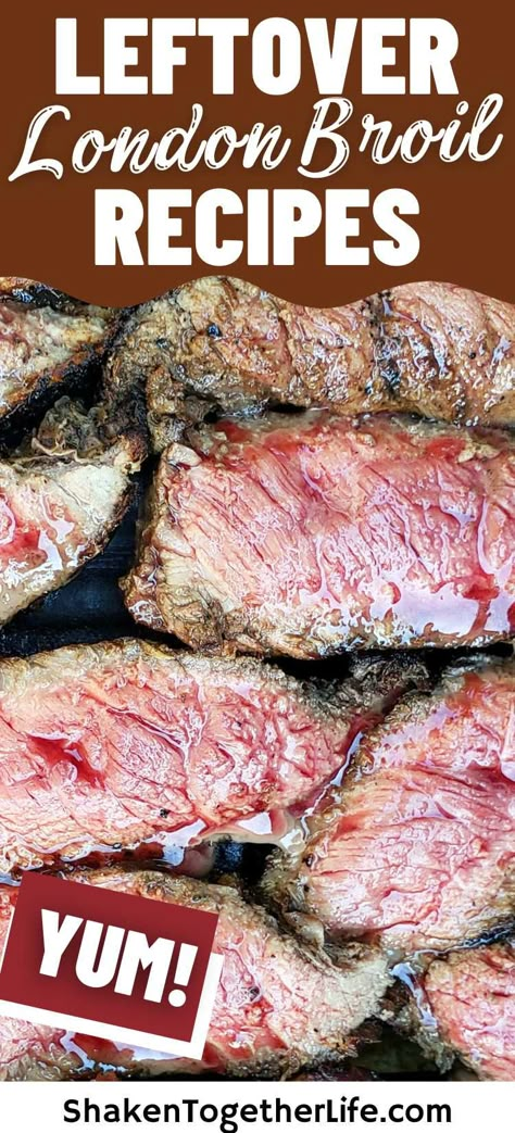 Looking for ways to use leftover london broil? These 10 easy recipe ideas are the perfect way to take your leftovers to the next level! What To Do With Leftover London Broil, Recipes With London Broil, London Broil Leftovers Recipes, Leftover London Broil, Leftover London Broil What To Do With, Leftover London Broil Recipes, Leftover Ribeye, Leftover Steak Ideas, How To Use Leftover Roast Beef