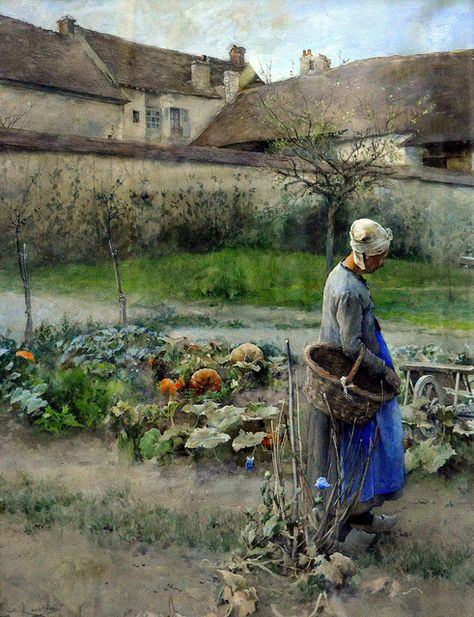 October, Carl Larsson (1882) | Flickr - Photo Sharing! Carl Spitzweg, Working In The Garden, Carl Larsson, Alphonse Mucha, Arts And Crafts Movement, Museum Of Fine Arts, Henri Matisse, Artist Art, In The Garden