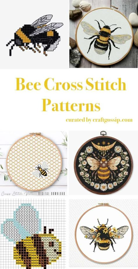 Bee Cross Stitch Patterns – Cross-Stitch Bumble Bee Cross Stitch Pattern Free, Honey Bee Cross Stitch Pattern Free, Bumblebee Cross Stitch, Free Bee Cross Stitch Pattern, Small Bee Cross Stitch Pattern, Bees Cross Stitch Patterns, Bee Happy Cross Stitch, Bumble Bee Cross Stitch Pattern, Spring Cross Stitch Patterns Free