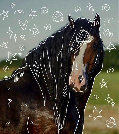 Horse Therian, Therian Core, Cartoon Sketchbook, Therian Ideas, Horse Friends, Therian Art, Therian Pfp, Free Pfp, Horse Mask