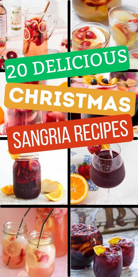 Winter Sangria Recipes White, Easy Christmas Alcoholic Drinks, Christmas Alcholic Drinks, Winter Sangria Recipes, Easy Christmas Drinks, Easy Winter Cocktails, Holiday Sangria Recipes, Christmas Sangria Recipes, Homemade Sangria