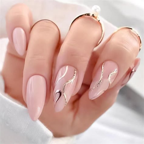 Matte Acrylic Nails, Nails For Women, Sparkle Nails, Oval Nails, Stick On Nails, Classy Nails, Chic Nails, Manicure E Pedicure, Nail Accessories