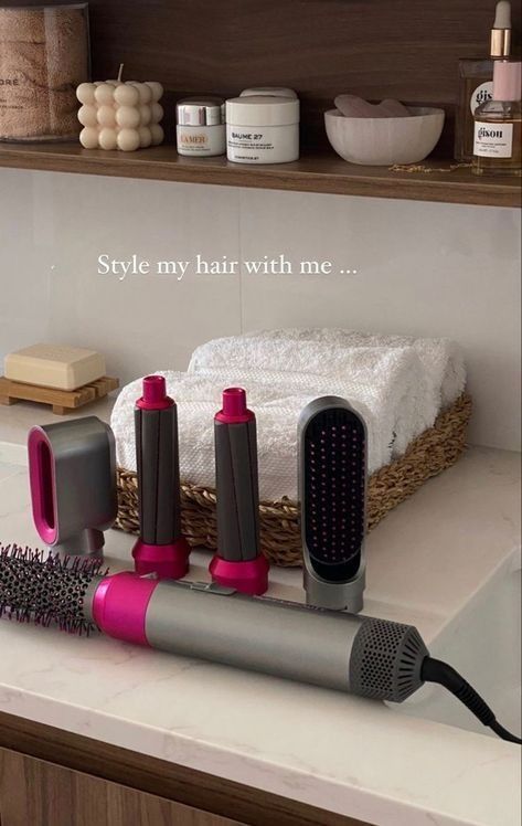 Dyson Airwrap, Bathroom Counter, Vogue Beauty, Frizzy Hair, Hair Care Routine, Face Care, Beauty Secrets, The Bathroom, Hair Tools