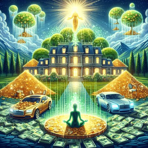 Attracting Money Mind Movie, Attracting Money, Wealth Manifestation, A Mansion, Radiant Energy, Mind Power, Attract Money, Energy Flow, Attract Wealth