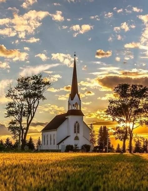 Abandoned Churches, Sunday Blessings, Old Country Churches, Country Churches, Church Pictures, Take Me To Church, Animals Photography, Beautiful Churches, In His Presence