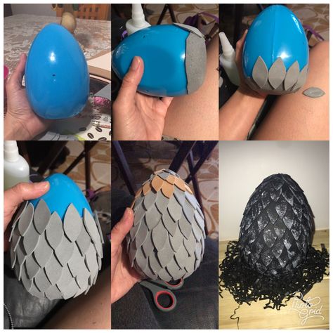 Paper Mache Dragon Egg, Dragon Egg Game Of Thrones, Dragon Scales Diy, Dragon Diy Craft, Dragon Eggs Diy, Dragon Egg Art, Diy Dragon Eggs, Dragon Egg Diy, Dragon Egg Craft