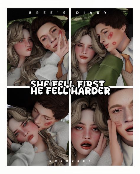 [BD] She Fell First, He Fell Harder (FREE Posepack) | Patreon Model Pose Pack Sims 4, Sims Dating App, Sims 4 Facial Expression Poses, Sims 4 Photobooth, Vilitigo Sims 4 Cc, Sims 4 Small Family Poses, Sims 4 Shy Pose, Sims 4 Cc Selfie Poses Patreon, Sims 4 Group Selfie Poses