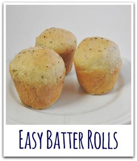 Easy Batter Rolls Batter Rolls, Batter Bread, Cooking And Baking Recipes, Yummy Bread, Recipe Journal, Flatbread Recipes, Bread Baker, Themed Desserts, Food Journal