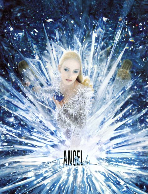 CAMPAIGN: THIERRY MUGLER FRAGRANCE 1999 Thierry Mugler Perfume, Perfume Adverts, Thierry Mugler Angel, Angel Perfume, Happy 20th Anniversary, Mugler Angel, Fragrance Ad, Rumble In The Jungle, Parfum Chanel