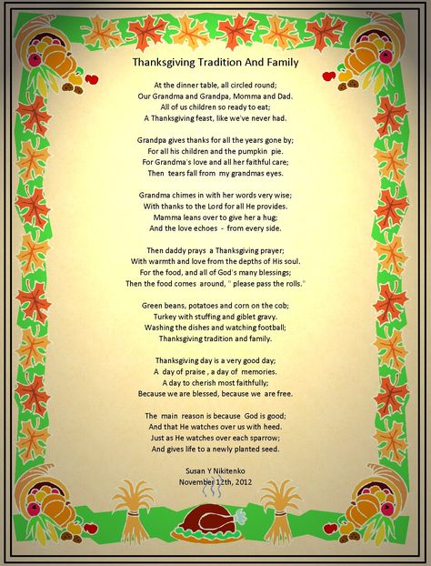 Christian Thanksgiving Poems | Harvest Blessing In My Treasure Box: Thanksgiving Tradition And Family Fall Decor For Table, Thanksgiving Acrostic Poem, Poem Family, Thanksgiving Poems, Psalms Verses, Religious Poems, Tradition Quotes, Decor For Table, Christian Thanksgiving