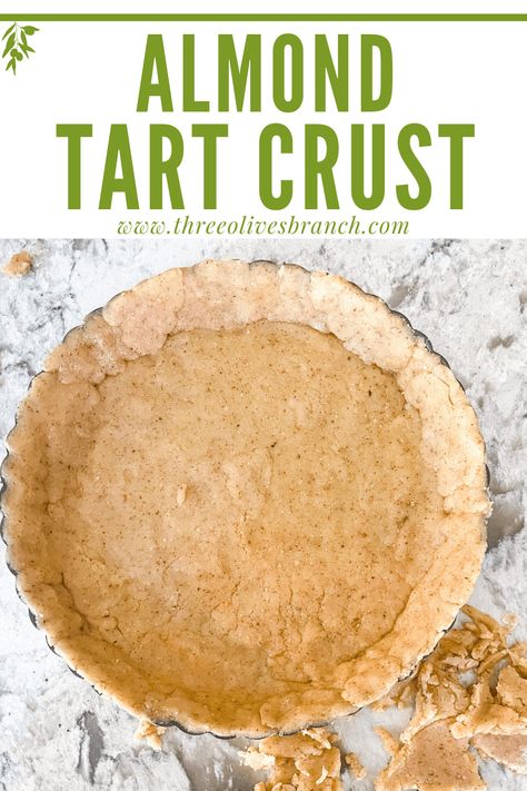 Almond Tart Crust Recipe is an easy dessert pastry dough perfect for your favorite fillings! Fruit, chocolate, savory, and more. Great for holiday baking. Almond Tart Crust, Sweet Tart Dough Recipe, Almond Pie Crust, Tart Dough Recipe, Pastry Crust Recipe, Almond Tarts, Pear Tart Recipe, Almond Tart Recipe, Tart Crust Recipe