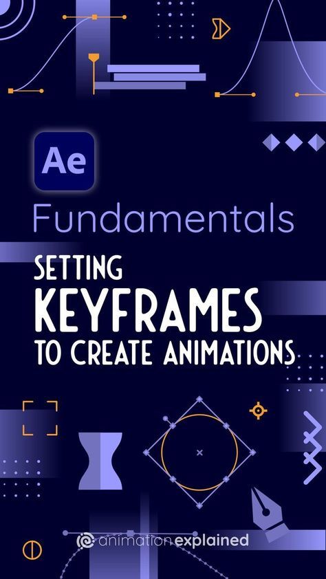 In this lesson of the After Effects Fundamental series, you'll learn all about keyframes. Keyframes are the basis of most animation in After Effects so this is key 😉 to animation in AE. You'll also get an intro into two important animation concepts: timing and spacing. Free Video Editing Software, Adobe After Effects Tutorials, Food Logo Design Inspiration, After Effects Intro, Learn Animation, Motion Graphics Tutorial, Motion Design Video, Motion Graphics Inspiration, Photoshop Tutorial Design