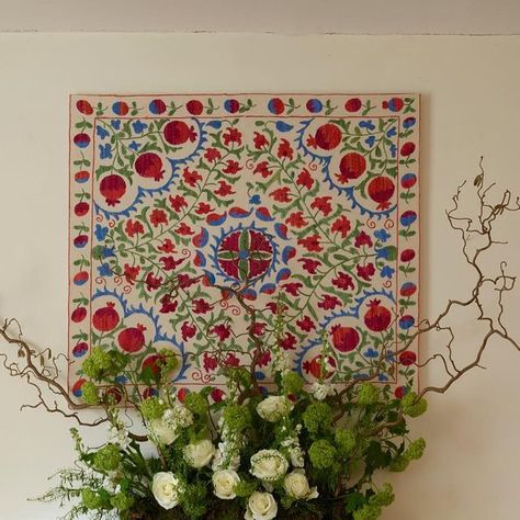 🖼️Have you heard about our new Suzani Stretching service?

🖼️Thinking about buying a Suzani from us but don’t know how to dis... | Instagram Suzani Wall Hanging Framed, Framed Suzani, Vintage Textiles, Embroidery And Stitching, Beautiful Interiors, A Frame, Sitting Room, Soft Furnishings, Stretching