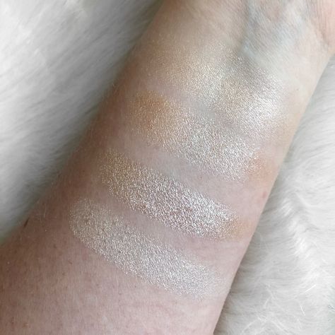 ColourPop Super Shock highlighter swatches: lunch money, spoon, flexitarian and stole the show #blog #makeupblog #makeupswatches #affordablemakeup Highlighter Swatches, Colourpop Super Shock, Affordable Makeup, Makeup Blog, Makeup Swatches, Highlighter, Soft Lighting, Base Colour