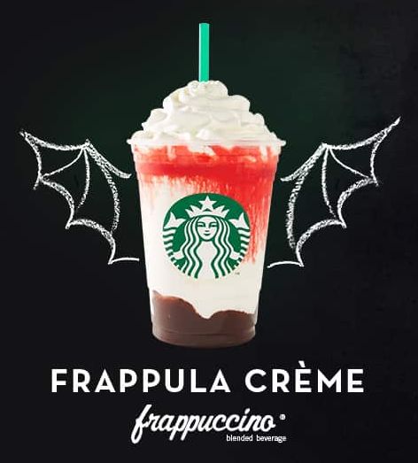 #HalloweenGoals Drink a Frappula otherwise Dracula will get you first!! Frappe Recipes, Starbucks Coffee Cups, Halloween Starbucks, Frappe Recipe, Product Ads, Pisces Moon, Smash Burger, Starbucks Drinks, Starbucks Hot