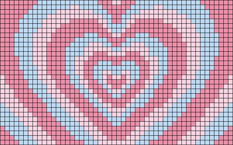 Crochet Pixel Grid, Pixel Grid, Bunting Pattern, Aesthetic Heart, Heart Crochet, Graph Crochet, Pixel Crochet, Tapestry Crochet Patterns, Crochet Design Pattern