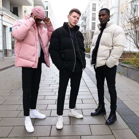 For example, ten minutes can't go past without you brushing my thoughts. ��� Bubble Coat Outfit, Coat Outfit Men, Highsnobiety Fashion, Hype Beast, Jeans Outfit Winter, Rapper Outfits, Bubble Coat, Aesthetic Outfits Men, Urban Aesthetic