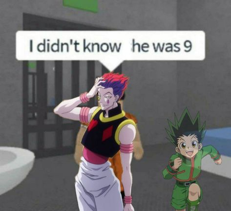 Hisoka X Gon Kiss, Hisoka Hair Down, Gon And Hisoka, Palm Hxh, Hunter X Hunter Characters, Hisoka X Gon, Hisoka Slander, Gon X Killua, Hunterxhunter Funny