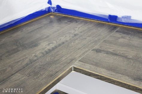 Learn how to use laminate flooring for your desk top with just a few simple steps. You won't believe how easy it is! Desk Top Ideas, Affordable Desk, Rustic Style Furniture, Bed Dining, Floor Desk, Flooring Laminate, Plank Table, Peel And Stick Wood, Laminate Table Top