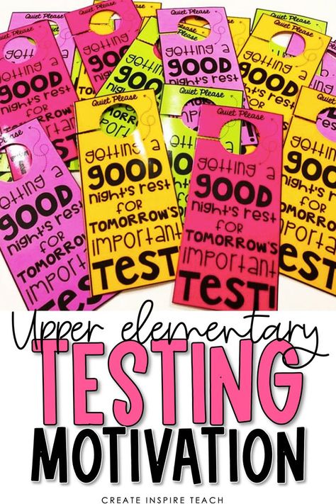 What if I told you that I LOVE testing season! Guess what... you can, too! I share all my testing motivation for students tips and tricks in this upper elementary blog post! #elementarytesting #statetesting #standardizedtestmotivation Testing Motivation For Students, Test Motivation, Motivation For Students, Students Tips, Positive Behavior Management, Elementary Math Lessons, Testing Motivation, Week Schedule, Testing Strategies