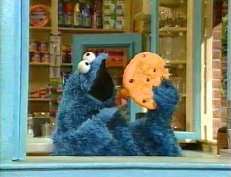 Cookie Monster Aesthetic, Sesame Street Aesthetic, Sesame Street Fanart, Bert Sesame Street, Cookie Monster Wallpaper, Seaseme Street, Elmo And Friends, Elmo World, Sesame Street Cookies