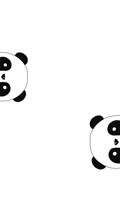 White Panda Wallpaper, Two Panda Wallpaper, White Cartoon Wallpaper, Black And White Panda Wallpaper, Panda Art Cute Wallpaper, Panda Theme Wallpaper, Panda Background Wallpapers, Panda Lockscreen, Panda Wallpaper Cute Black