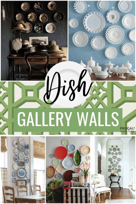 Dish it out! Get inspired by these dish gallery wall ideas. Instead of a picture wall, create a plate wall with decorative plates. Aesthetic wall décor that displays antiques, every day dishes, china, metal, clay and more. Plate Wall Décor for every room of the house - over the couch, in the living room, in the kitchen and more! Home Décor Style and Unique Wall Art using decorative plates. #FrugalCouponLiving #gallerywall #plates #dishes #homedecor Audubon Bird Prints, Plates Aesthetic, Aesthetic Gallery Wall, Vintage Bird Prints, Decorative Plates Display, Plate Wall Display, Aesthetic Gallery, Gallery Wall Ideas, Decor Color Palette