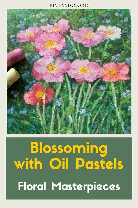 Discover your inner artist with our captivating Oil Pastel Painting tutorial! Dive into the enchanting world of floral art and learn to create stunning masterpieces that will make your heart bloom. Discover vibrant techniques, tips, and tricks to infuse your canvases with the beauty of flowers using the versatile medium of oil pastels. Whether you're a seasoned pro or a novice, this tutorial is your gateway to a world of creativity. Explore the power of color and let your imagination flourish... Oil Pastel Art Tutorials, Pastel Painting Tutorial, Oil Pastel Techniques, Beauty Of Flowers, Oil Painting Tutorial, Oil Pastel Paintings, Oil Pastel Art, Oil Pastels, Pastel Floral