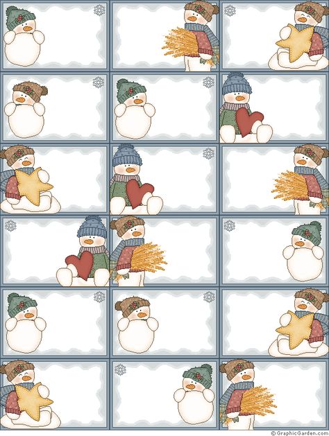 undefined Snowman Tags, Xmas Tags, Christmas Gift Tags Printable, Labels Printables Free, Christmas Alphabet, Christmas Labels, Gift Tags Printable, Printable Labels, E Card